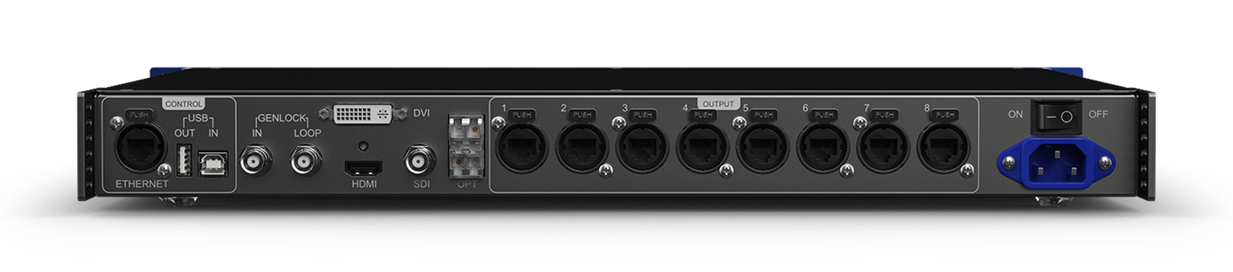Chauvet Pro VIP Drive 83R Nova, Video Wall Mapper Switcher with 3 x Inputs and 8 x Outputs - Hollywood DJ