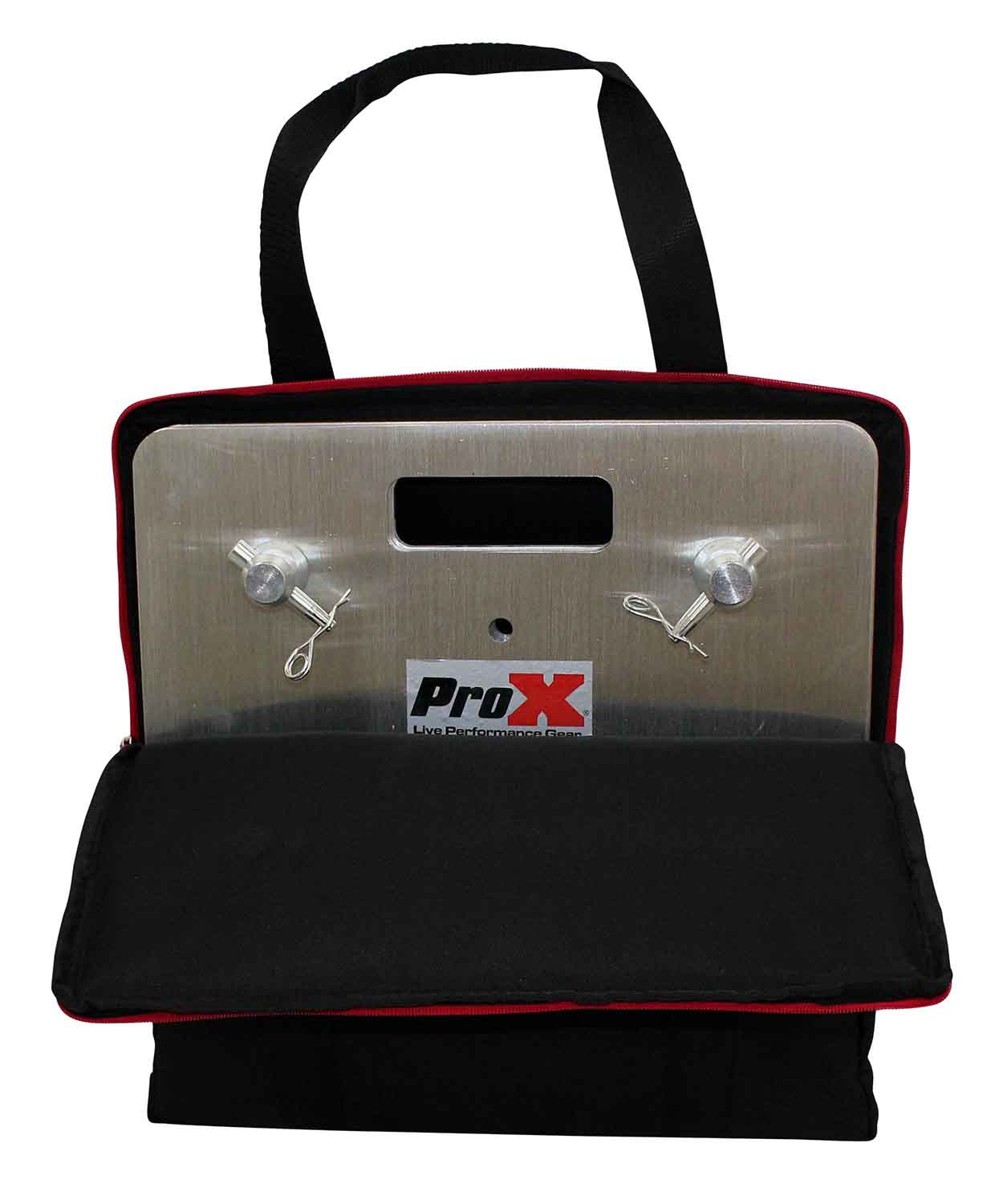 ProX XB-BP16TB Padded Gig Bag Fits Two 16x16 Truss Base Plates - Hollywood DJ