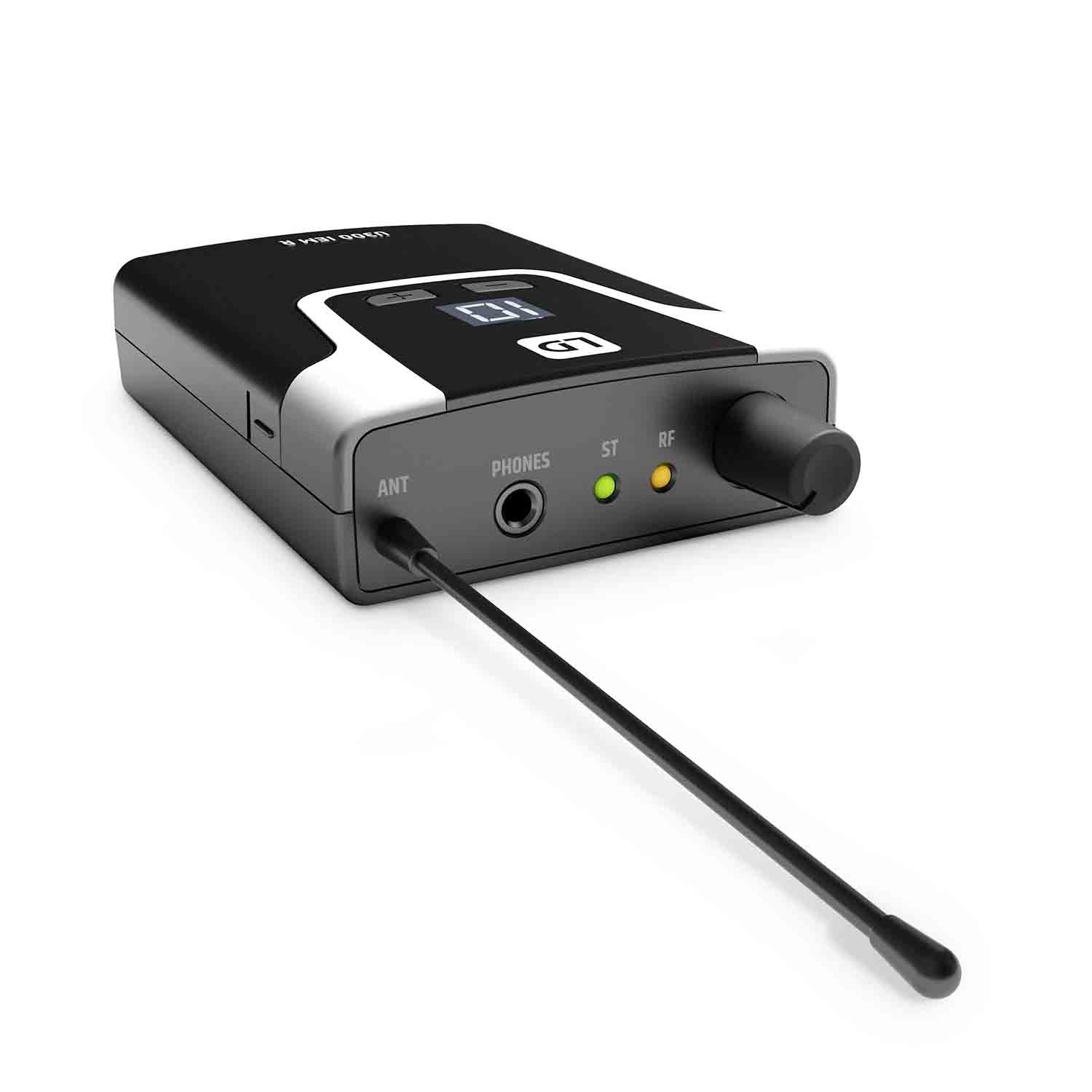 LD Systems U304.7 IEM HP In-Ear Monitoring System with Earphones (470 - 490 MHz) - Hollywood DJ