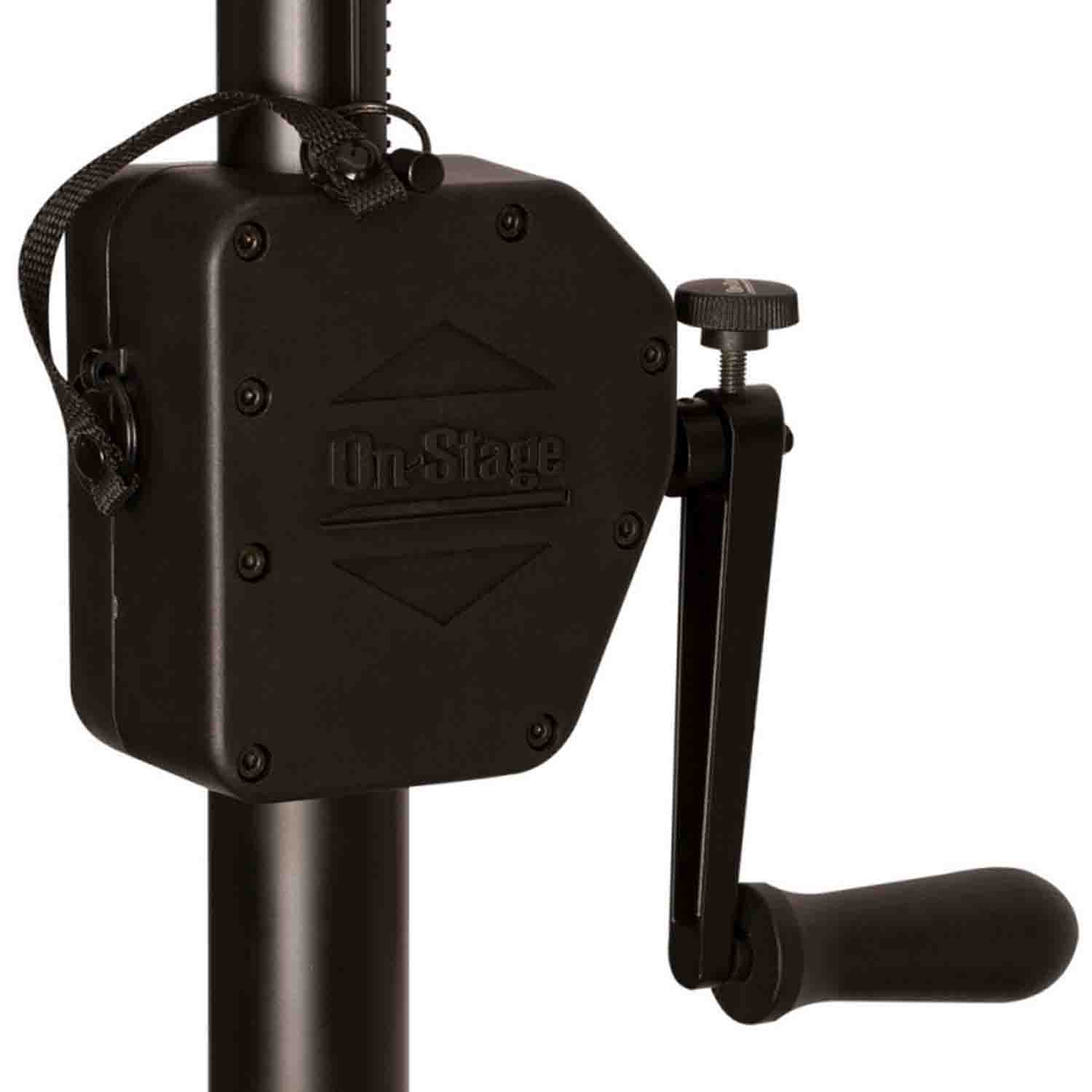 Onstage LS7805QIK Power Crank-Up Lighting Stand - Hollywood DJ