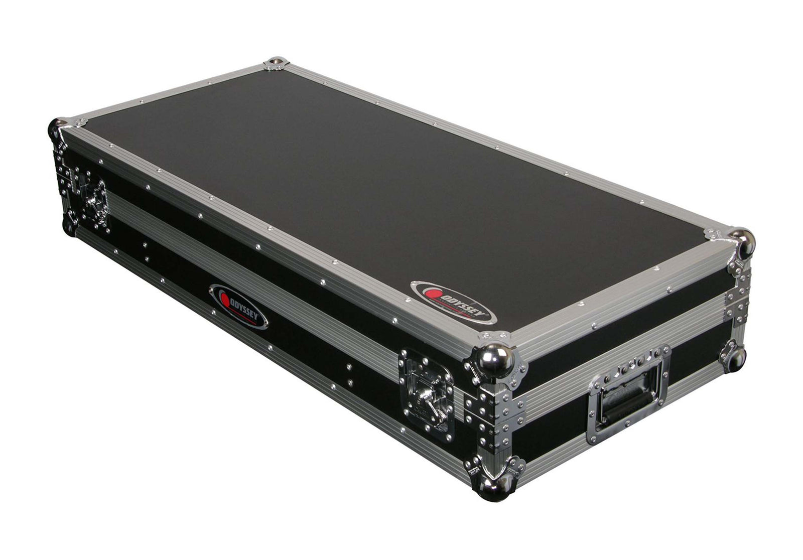 Odyssey FZ19CDiW Universal 19-Inch Format DJ Mixer and Two Medium Format Media Players Coffin Flight Case - Hollywood DJ