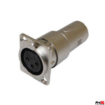 ProX XC-3FDM XLR Female to Male Adapter for Panel Mount - Hollywood DJ