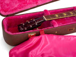 Gator Cases GW-LP-BROWN Deluxe Wood Case for Single-Cutaway Guitars - Vintage Brown Exterior - Hollywood DJ