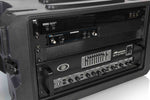 Gator Cases G-PROR-6U-19, 6U Deep Molded Audio Rack Case with Wheels - 19 Inch - Hollywood DJ
