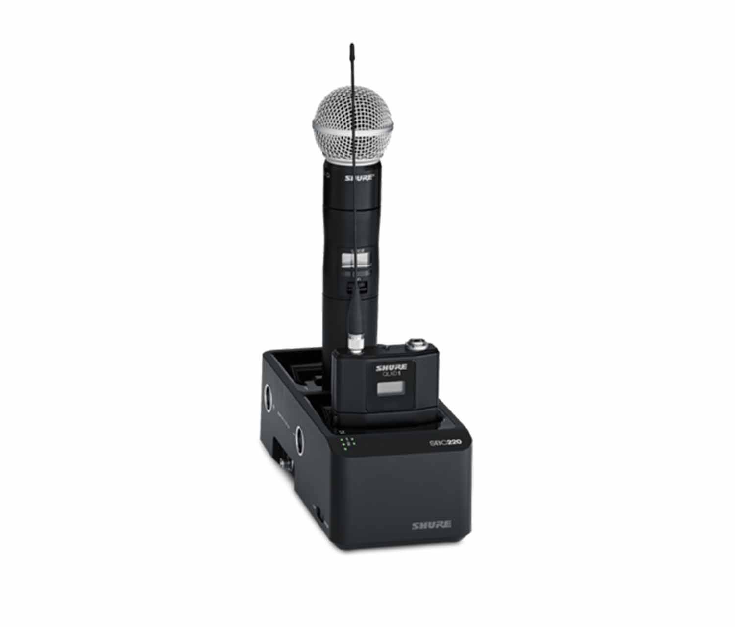Shure SBC220 2-Bay Networked Docking Charger - Hollywood DJ