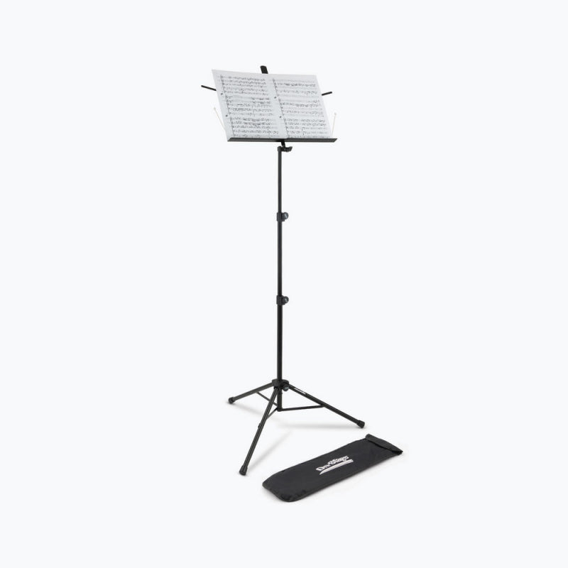 OnStage SM7222BB Tripod-Base Sheet Music Stand with Bag - Hollywood DJ