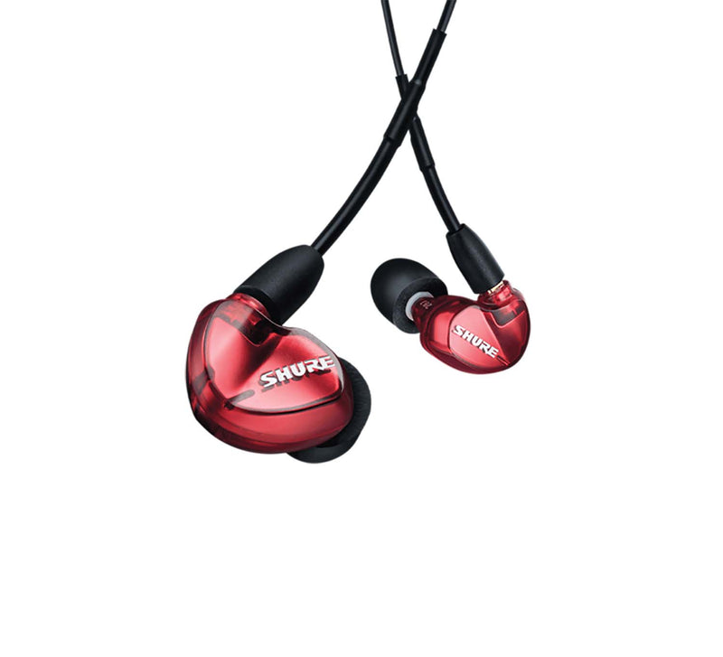 Shure SE535LTD+UNI Special Edition Sound Isolating Earphones - Red - Hollywood DJ