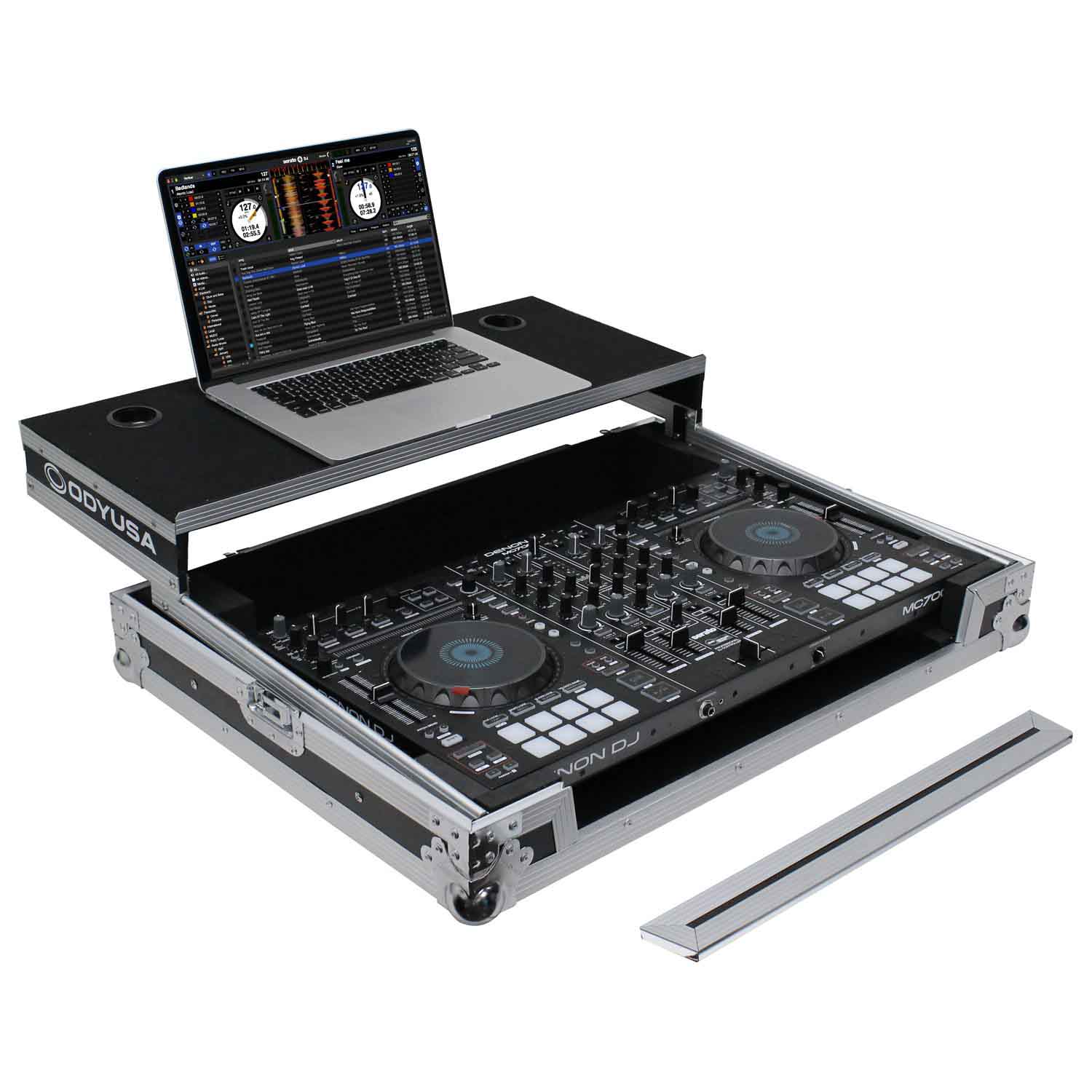B-Stock: Odyssey FRGSMC7000 DJ Case for FRGSMC7000 Denon MC7000 Controller with Glide Platform - Hollywood DJ