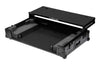 Odyssey FZGSDDJREV5CWBL, 1U Flight Case for DDJ-REV5 Controller with Glide Style Laptop Platform and Corner Wheels - Black Label - Hollywood DJ