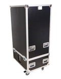 ProX XS-SP523022W, Universal Line Array Speaker Flight Case fits 4x RCF HDL30, HDL20, JBL SRX910LA, DAS SARA100 - Hollywood DJ
