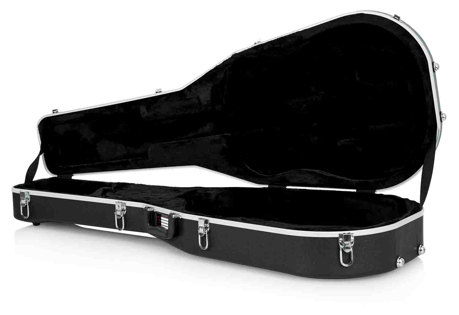 Gator Cases GC-DREAD-12 Deluxe Molded Guitar Case for 12-String Dreadnought Guitars - Hollywood DJ
