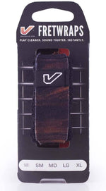 Gruv Gear FW-1PK-MED-SM FretWraps Wood 'Walnut' String Muter 1-Pack (Small) - Hollywood DJ
