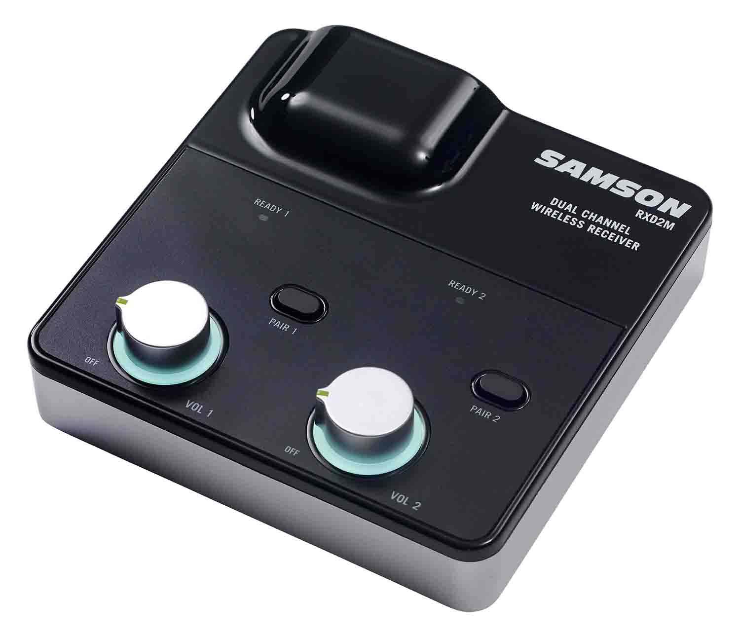 Samson SWXPD2MPR Two-Person Digital Wireless Microphone System with Headset and Lavalier Mics - Hollywood DJ