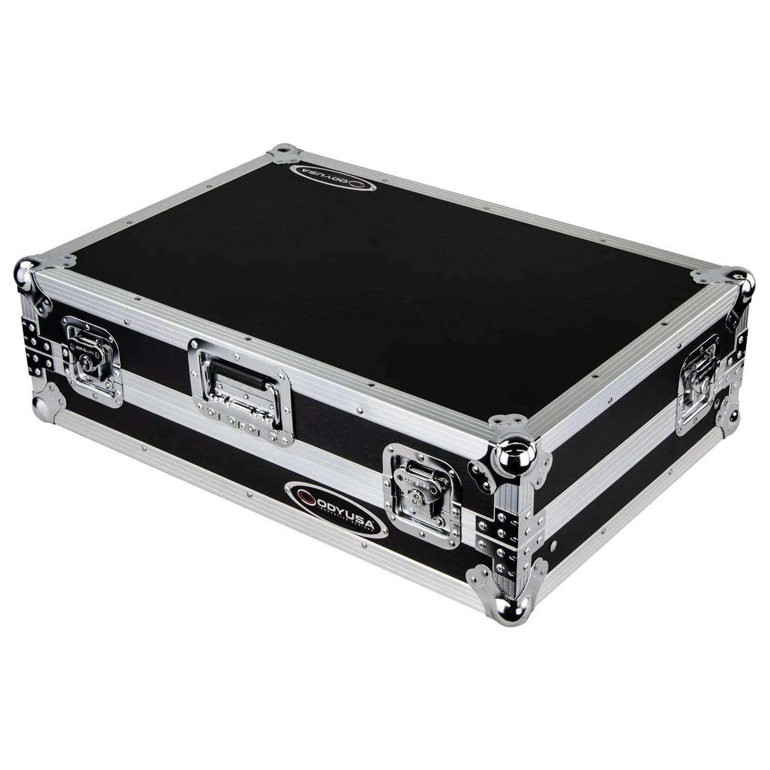 Odyssey FZGSPIDDJ8001, Pioneer DDJ-800 Flight Case With Bottom 1U Rack Space And Glide Platform - Hollywood DJ