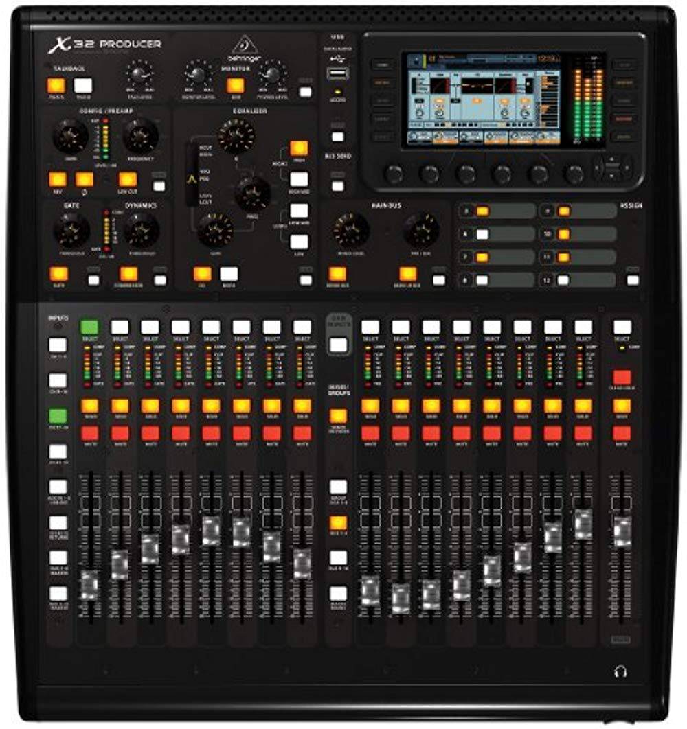 Behringer X-32-PRODUCER-TP, 40-Input, 25-Bus Rack-Mountable Digital Mixing Console - Hollywood DJ