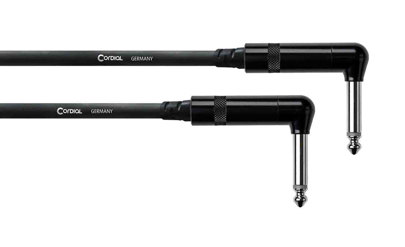 Cordial CFI RR, Flat Angle Patch Cable - Hollywood DJ