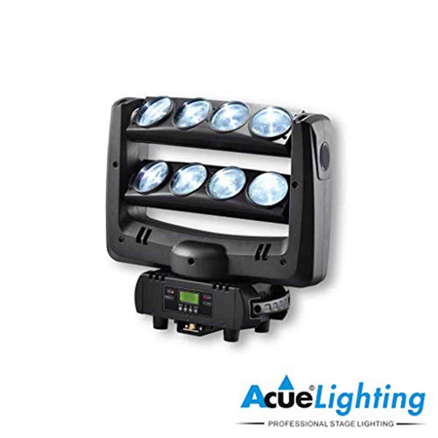 Acue Lighting Spider II LED Moving Head with 2 Arm RGB Lights - Hollywood DJ