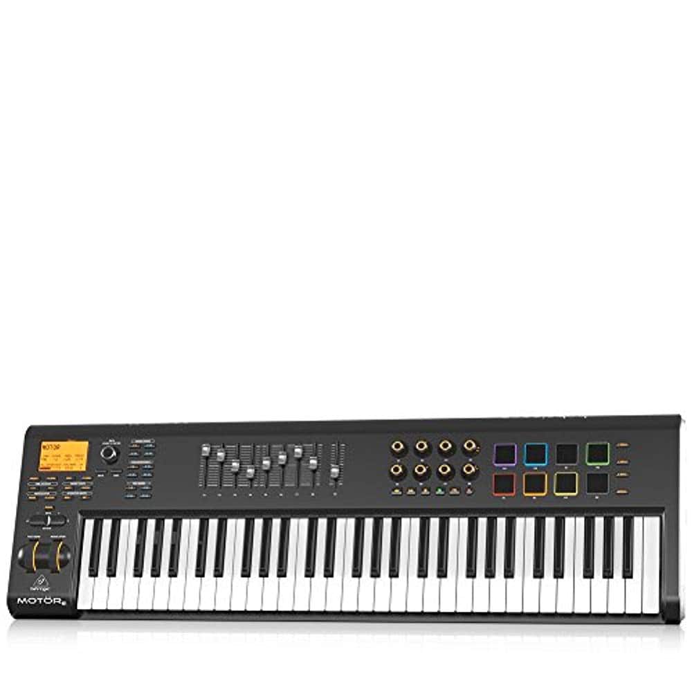 Behringer MOTOR-61, 61 Key USB/MIDI Master Controller Keyboard - Hollywood DJ