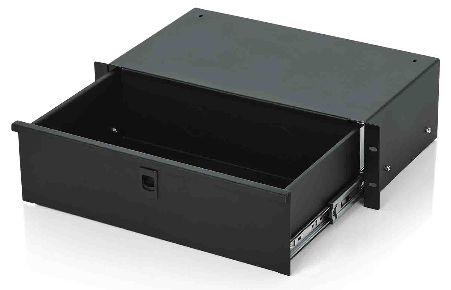 Gator Cases GRW-DRWSH3 Shallow 3U Drawer - 10″ Deep - Hollywood DJ