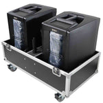 ProX X-RCF-EVOX8J8X2W ATA Style Flight-Road Case for RCF EVOX 8 J8 JMIX8 Speaker Array System - Hollywood DJ