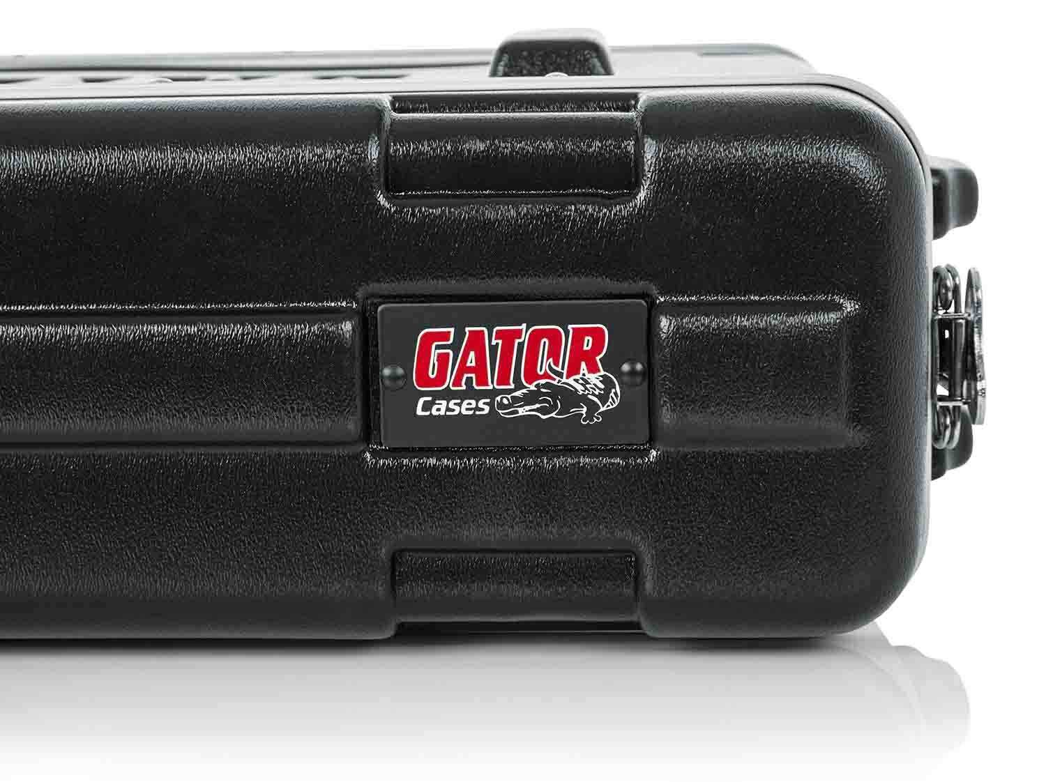 Gator Cases GR-2S Shallow Molded 2U Audio Rack Case 14.25″ Deep Gator Cases