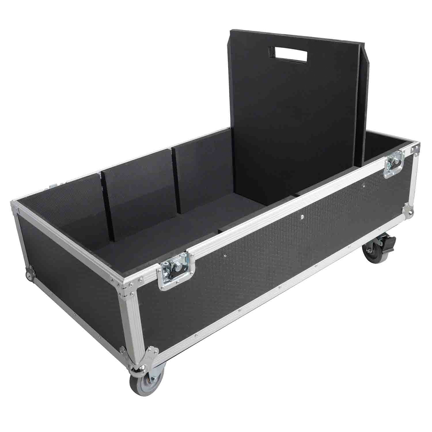 ProX XS-2X282020W ATA Dual Flight Case for Speaker Fits Two JBL SRX 815P and Similar Sized Speakers - Hollywood DJ