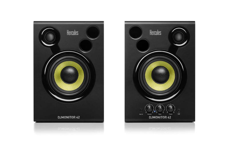 Hercules DJ MONITOR 42 High Quality Active Monitoring Speakers - Hollywood DJ