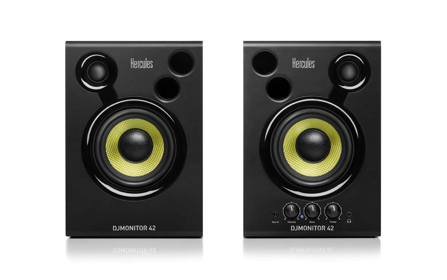 Hercules DJ MONITOR 42 High Quality Active Monitoring Speakers - Hollywood DJ