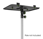Gravity LTS TRAY 1, Laptop Tray with Adjustable Holding Pins - Hollywood DJ