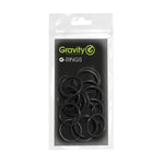 Gravity GRP5555BLK1 Universal Gravity Ring Pack, Vanta Black - Hollywood DJ