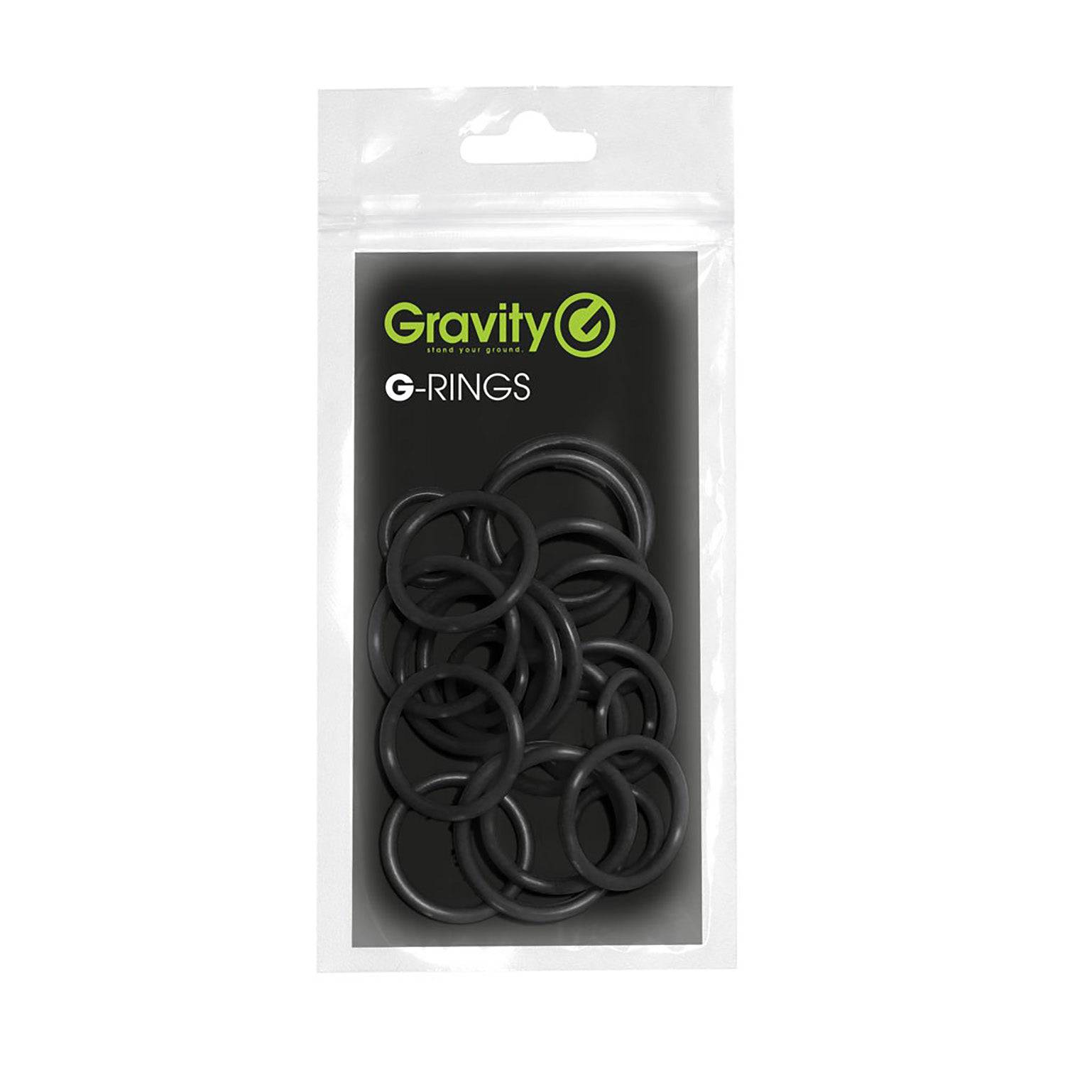 Gravity GRP5555BLK1 Universal Gravity Ring Pack, Vanta Black - Hollywood DJ