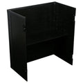 Odyssey FZF3336BL, DJ Fold-out Stand - 33″ Wide x 36″ Tall - Black - Hollywood DJ