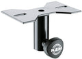 K&M 195/8 Mounting Adapter - Black - Hollywood DJ
