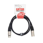 Gator Cableworks GCWB-XLR Backline Series XLR Microphone Cable - Hollywood DJ