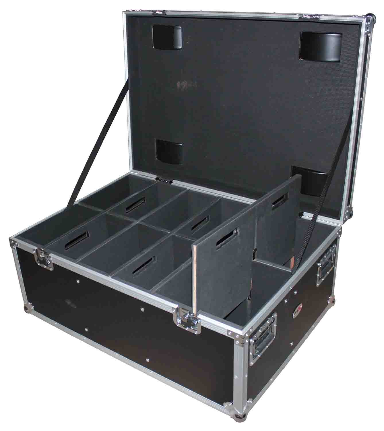 ProX XS-PARU612W Par Can Utility Case with Wheels will Hold 6 or 12 Par Lights - Hollywood DJ