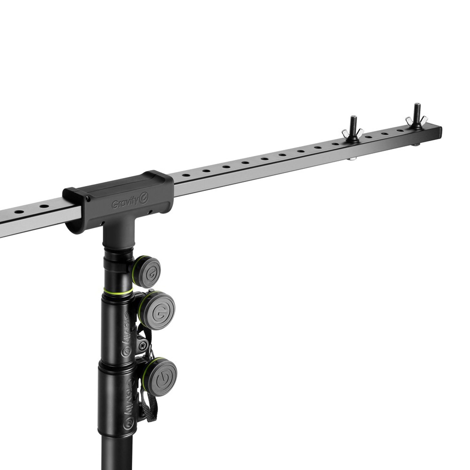 Gravity GLSTBTV28 Lighting Stand with T-Bar, Large - Hollywood DJ