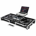 Odyssey FZGSRANE1272W Low Profile Rane Twelve and Rane Seventy-Two Coffin Flight Case With Glide Platform - Hollywood DJ