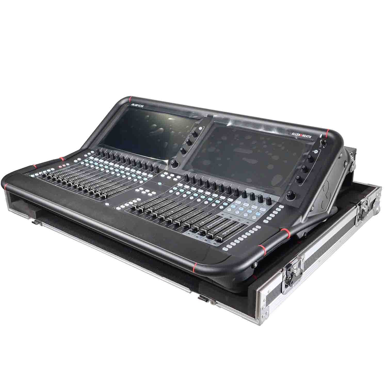 ProX XS-AHAVANTIS DHW DJ Flight Road Case For Allen and Heath Avantis Console with Doghouse and Wheels - Hollywood DJ