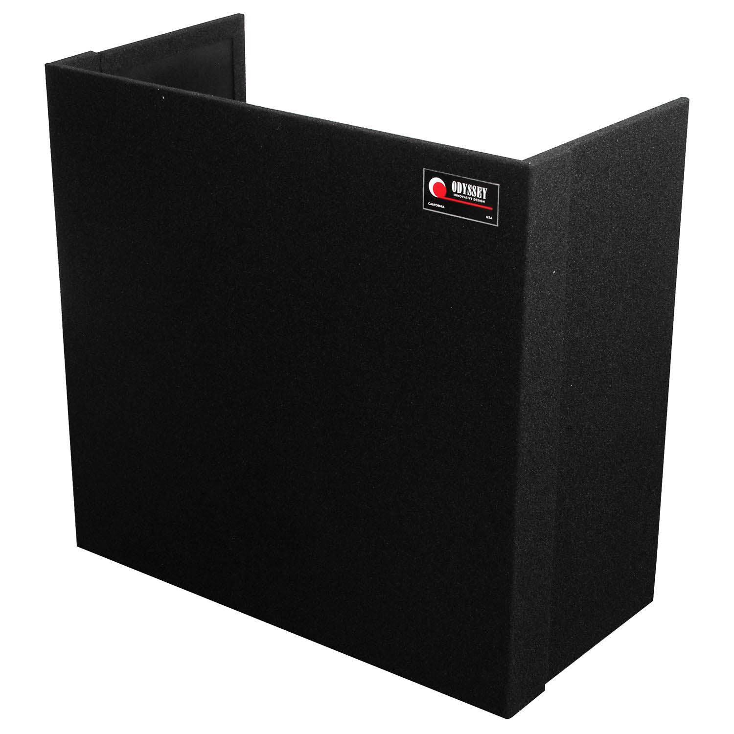 Odyssey CF3634, 36 Inch Wide x 34 Inch Tall Carpet Fold-out Stand - Hollywood DJ