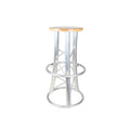 Global Truss TRUSS CHAIR 2, Truss Bar Stool with Curved Legs - Hollywood DJ