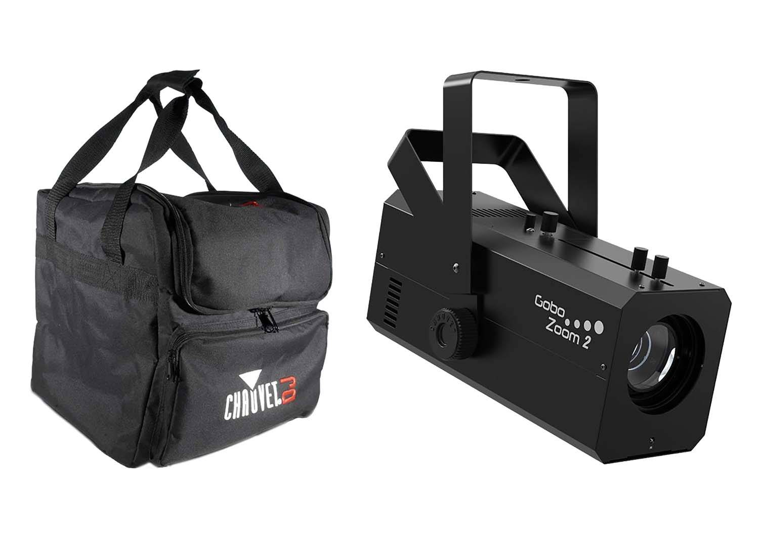 Chauvet DJ Gobo Lighting Package with Gobo Zoom 2 and Carrying Case - Hollywood DJ
