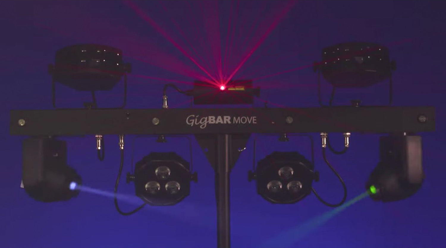 Chauvet DJ GIGBAR MOVE 5-in-1 Lighting System with Pre-Mounted Single Bar - Hollywood DJ