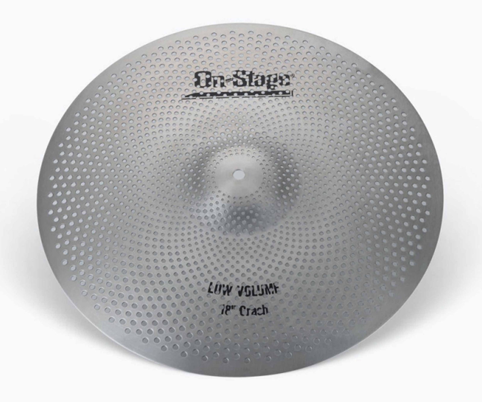 On Stage LVCP5000, Low Volume Cymbals - Polished Silver On-Stage