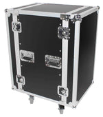 ProX XS-18R18W 18U Space Amp Rack Mount ATA Flight Case with Casters - 18 Inch - Hollywood DJ