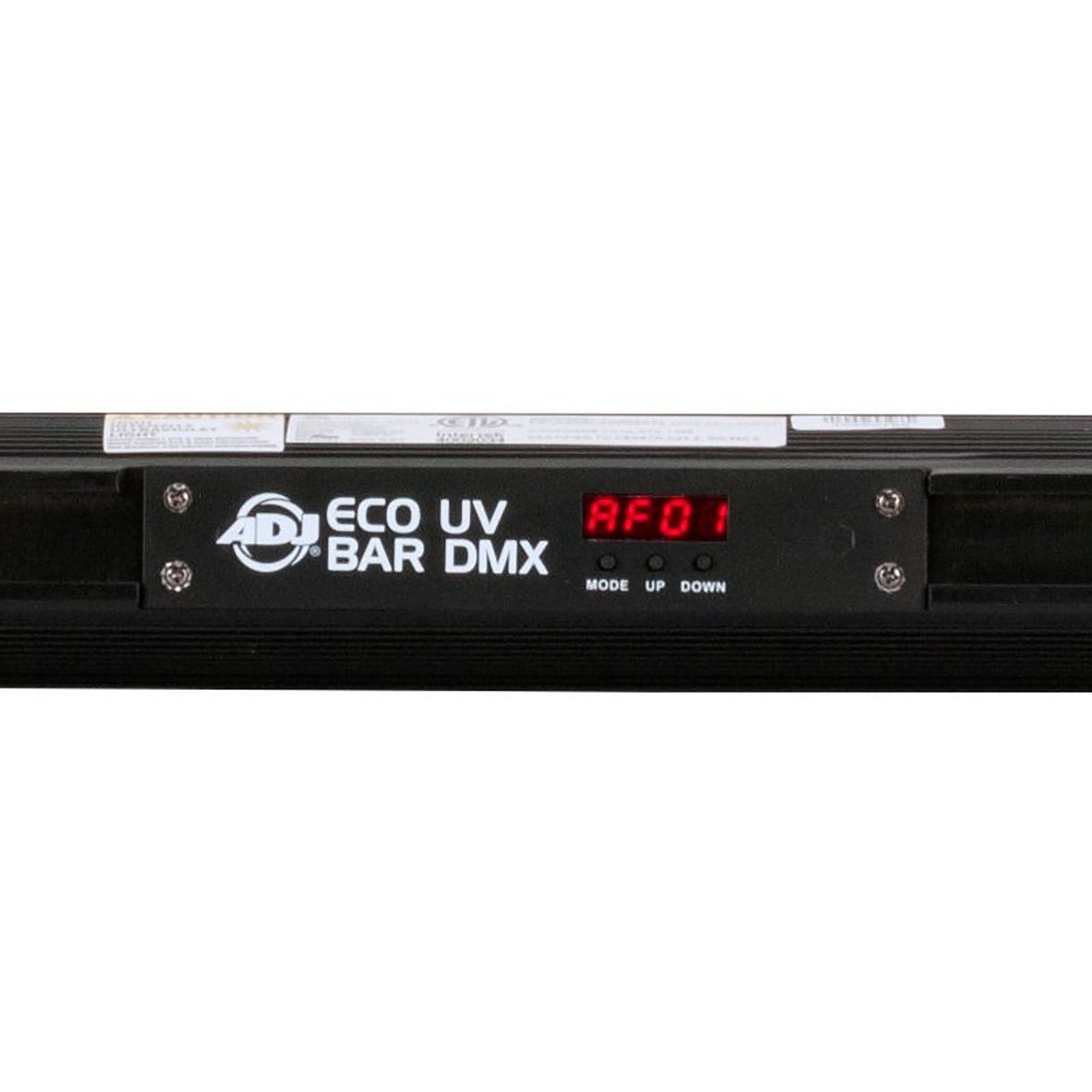 ADJ ECO BAR UV DMX, 18x3-Watt UV LED 1M Linear Fixture with DMX Control by ADJ