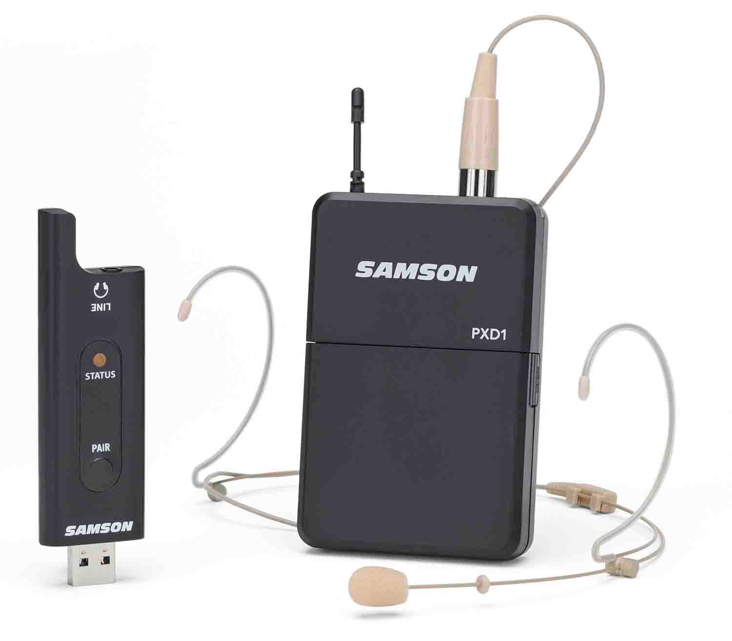 Samson SWXPD2BDE5 XPD2 Headset USB Digital Wireless System - Hollywood DJ