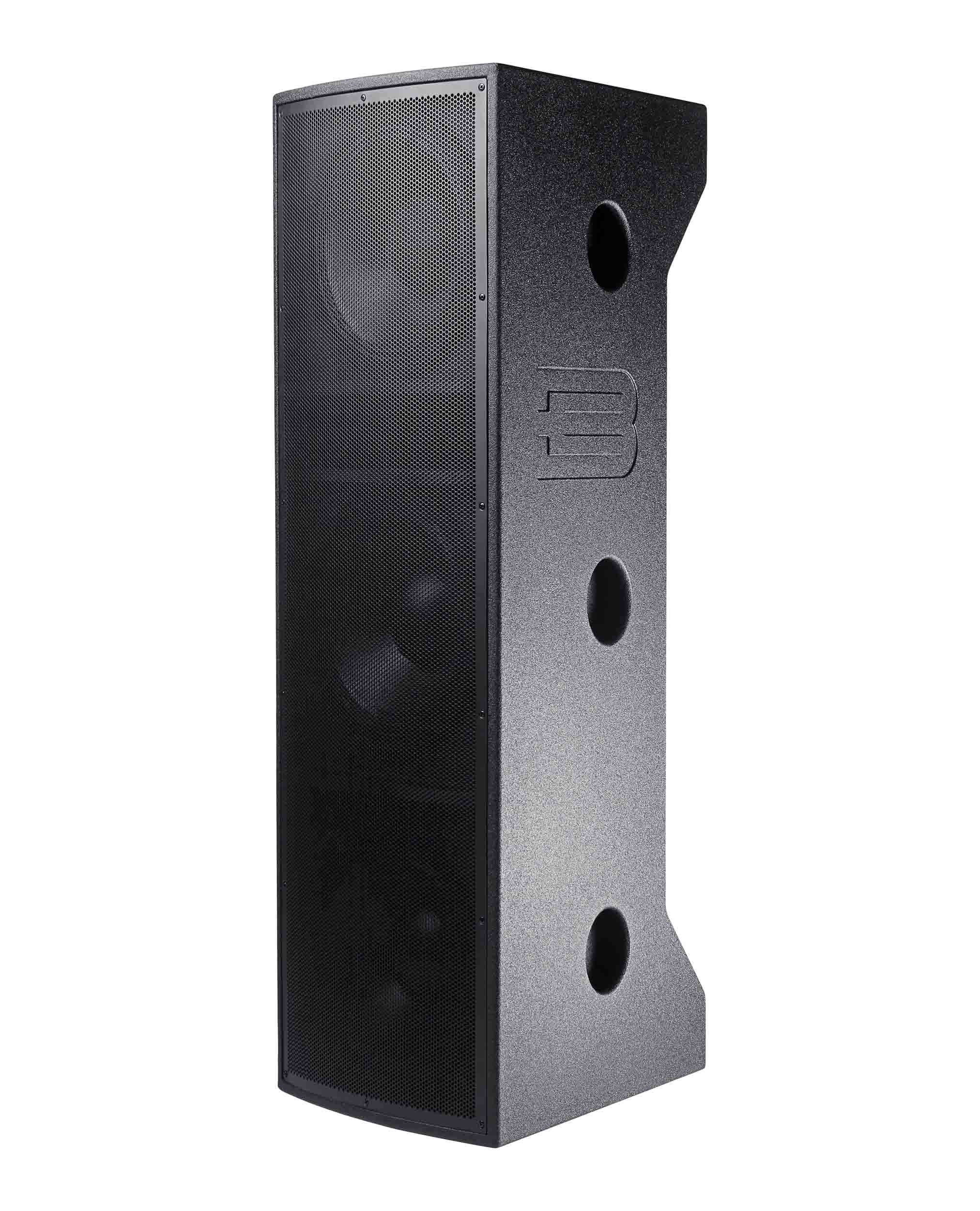 BassBoss BB-AT312-MK3, Triple 12-Inch Three-Way Powered Top Loudspeaker - Black - Hollywood DJ