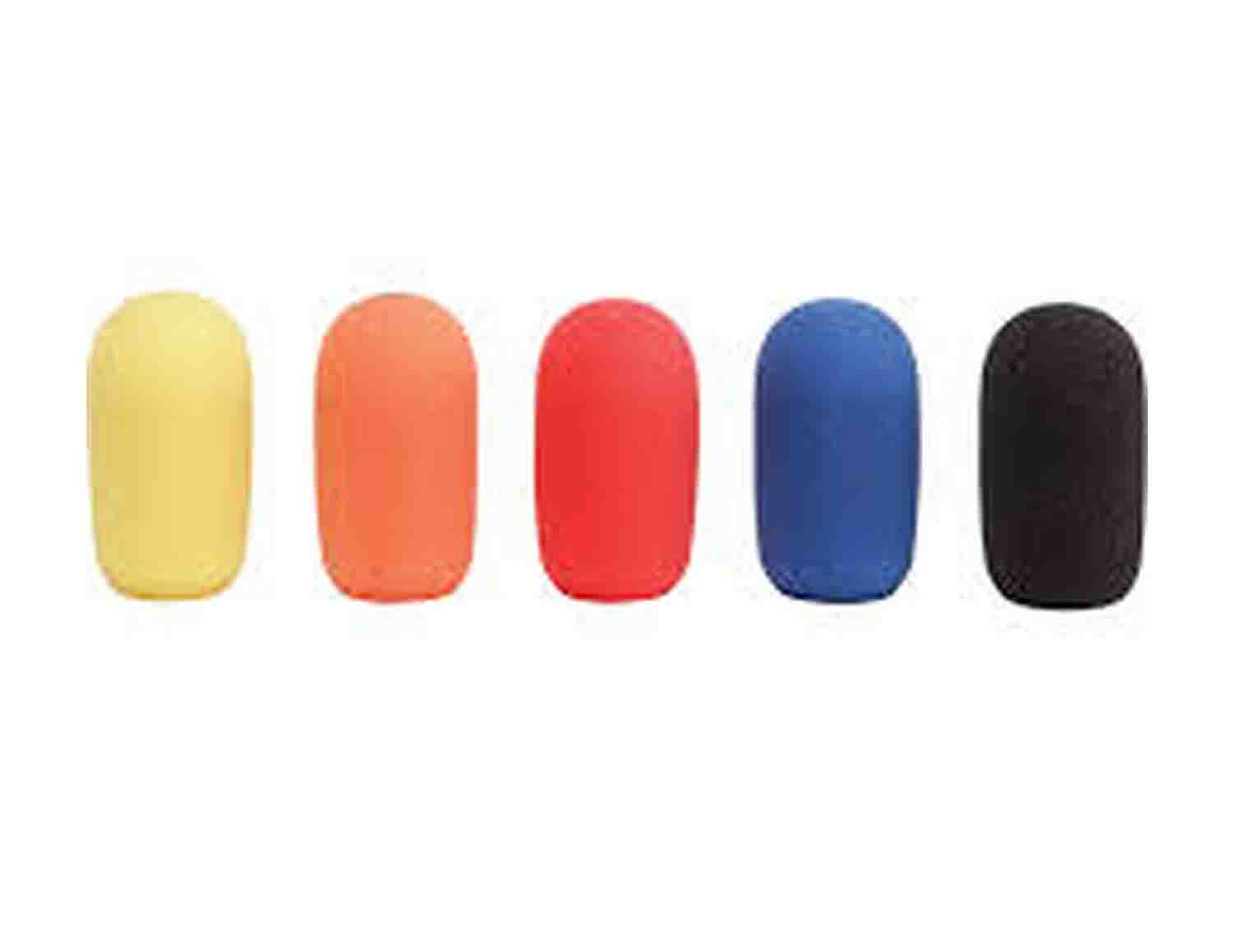 Samson WS5QV10E, QV10e Headset Windscreens 5-Pack Colors - Hollywood DJ