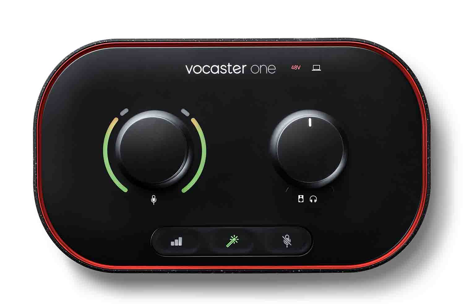 Focusrite Vocaster One Studio USB-C Podcasting Audio Interface Bundle - Hollywood DJ