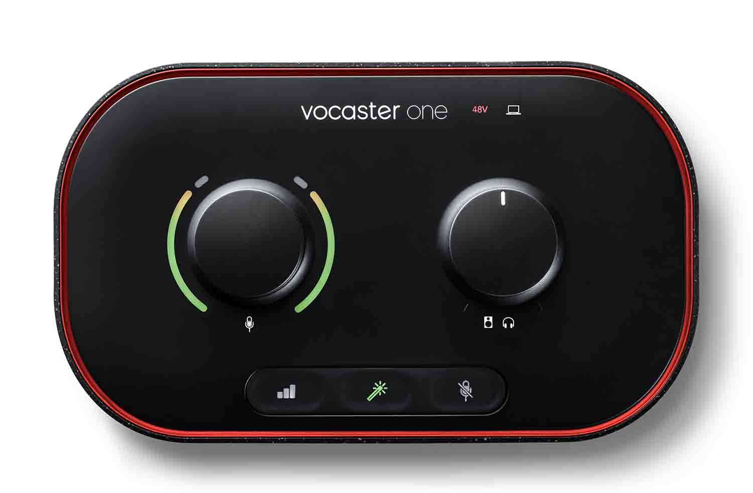 Focusrite Vocaster One Studio USB-C Podcasting Audio Interface Bundle - Hollywood DJ